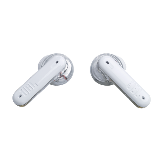 JBL Tune Flex Ghost Edition - White Ghost - True wireless Noise Cancelling earbuds - Front